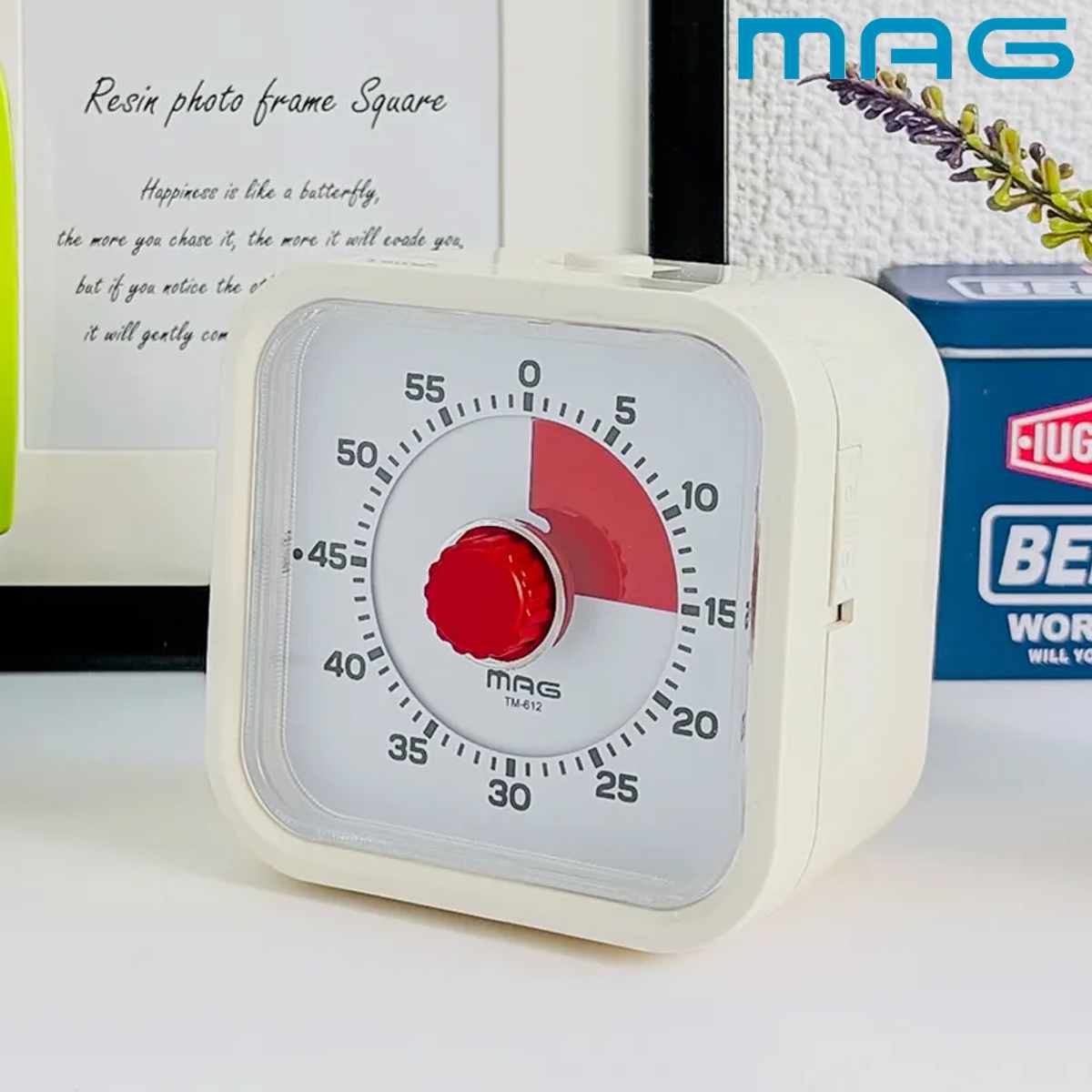 タイマー クルン アナログタイマー ( 卓上時計 アナログ 知育時計 時計 クロック 置き時計 時間管理 小学生 中学生 大人 切り替え 宿題 受験勉強 自立 習慣 勉強 ゲーム スマホ )