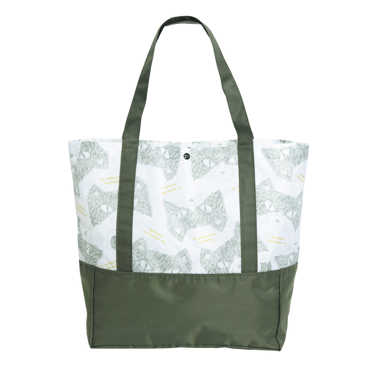 エコバッグ リップエコショルダーバッグ 折りたたみ ネコ ( マイバッグ エコバック マイバック レジ袋 コンパクト トート マチ 大容量 肩掛け 軽量 マチ広 コンビニ レジバッグ サブバッグ ショッピングバッグ アウトドア ポケット ) 【ジニージャム】 ジニージャム