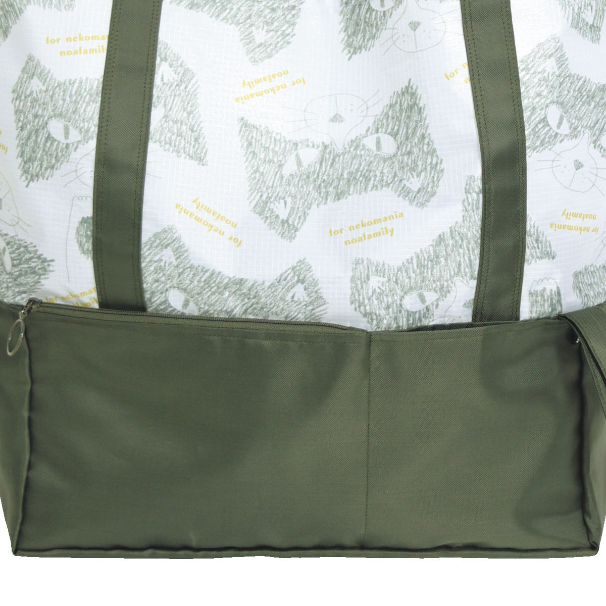 エコバッグ リップエコショルダーバッグ 折りたたみ ネコ ( マイバッグ エコバック マイバック レジ袋 コンパクト トート マチ 大容量 肩掛け 軽量 マチ広 コンビニ レジバッグ サブバッグ ショッピングバッグ アウトドア ポケット ) 【ジニージャム】 ジニージャム