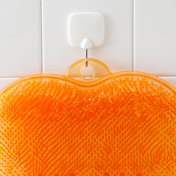 フットケア フットブラシ toneフットブラシ ブルー ( 足裏 角質 マッサージ 足 角質ケア 臭い 臭いケア 足裏ケア お風呂 マッサージグッズ ボディケア 足洗いマット 角質ケアブラシ ) 【ピンク】 ピンク