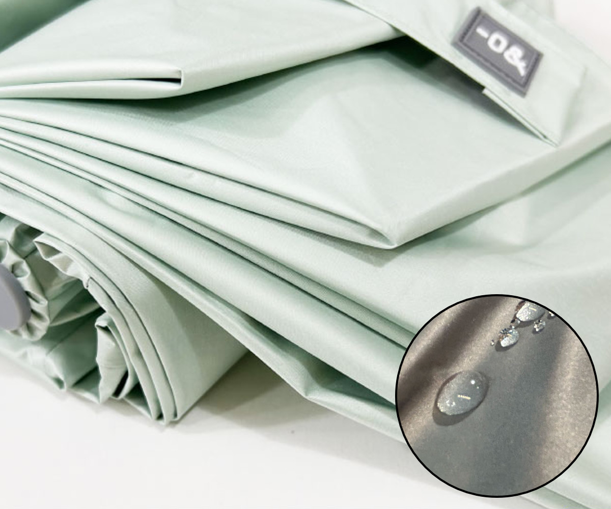 折りたたみ傘 -0& ゼロアンド 晴雨兼用 軽量 50cm ( 傘 折り畳み傘 メンズ レディース かさ おしゃれ 無地 雨傘 遮光 UVカット 100% 撥水 持ち運び 152g 日焼け防止 UV対策 暑さ対策 カサ アンブレラ 小さい 軽い 通勤 通学 ) 【リーフグリーン】 リーフグリーン