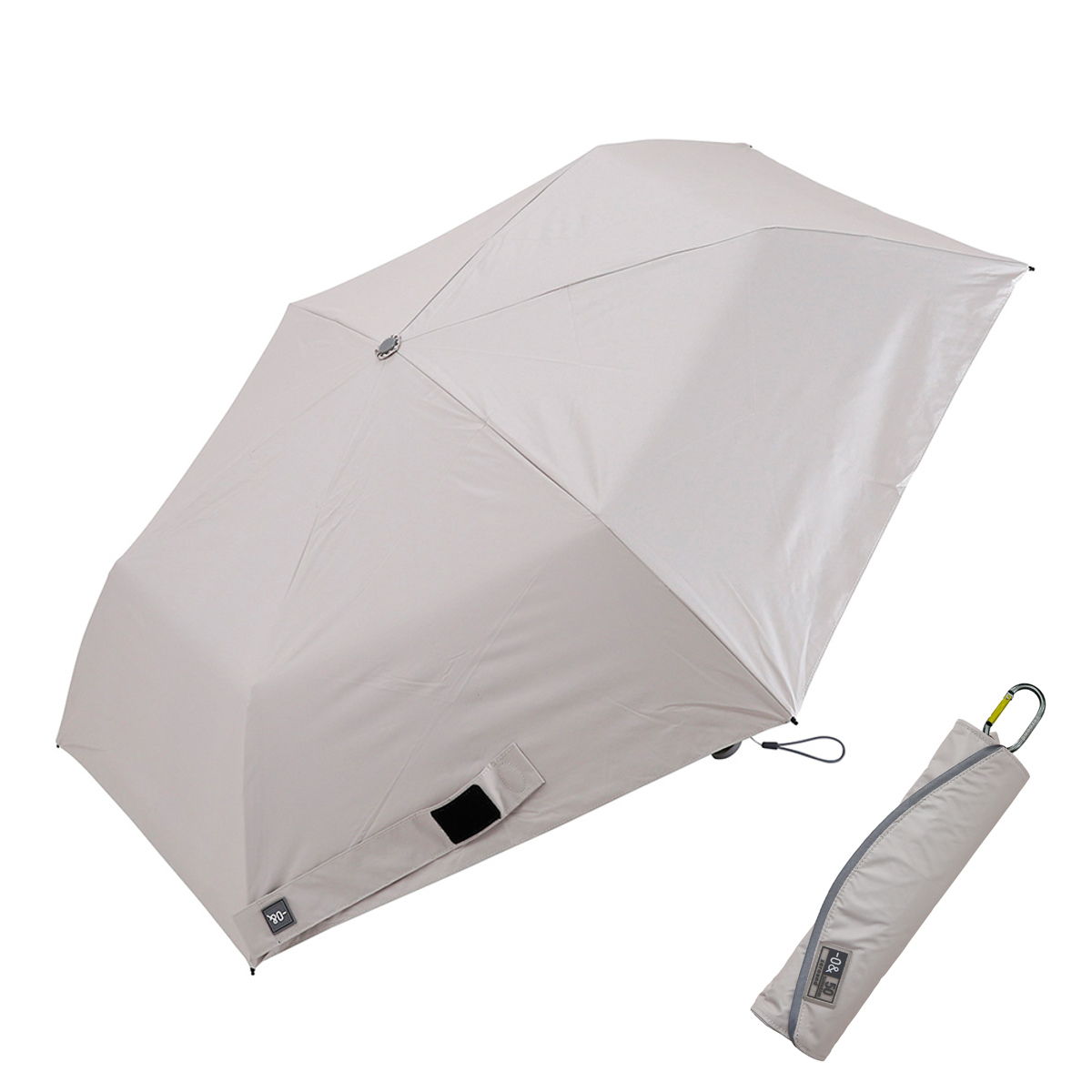 折りたたみ傘 -0& ゼロアンド 晴雨兼用 軽量 50cm ( 傘 折り畳み傘 メンズ レディース かさ おしゃれ 無地 雨傘 遮光 UVカット 100% 撥水 持ち運び 152g 日焼け防止 UV対策 暑さ対策 カサ アンブレラ 小さい 軽い 通勤 通学 ) 【リーフグリーン】 リーフグリーン