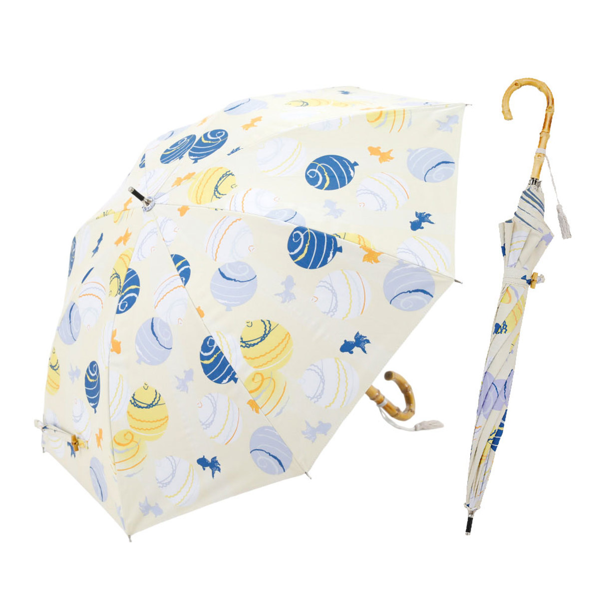 日傘 河馬印本舗 長傘 晴雨兼用 手開き式 50cm ( 傘 レディース かさ おしゃれ かわいい 雨傘 UVカット 99% 撥水 遮熱 遮光 UPF50+ 日焼け防止 UV対策 暑さ対策 カサ アンブレラ 花柄 プレゼント ) 【アジサイ】 アジサイ