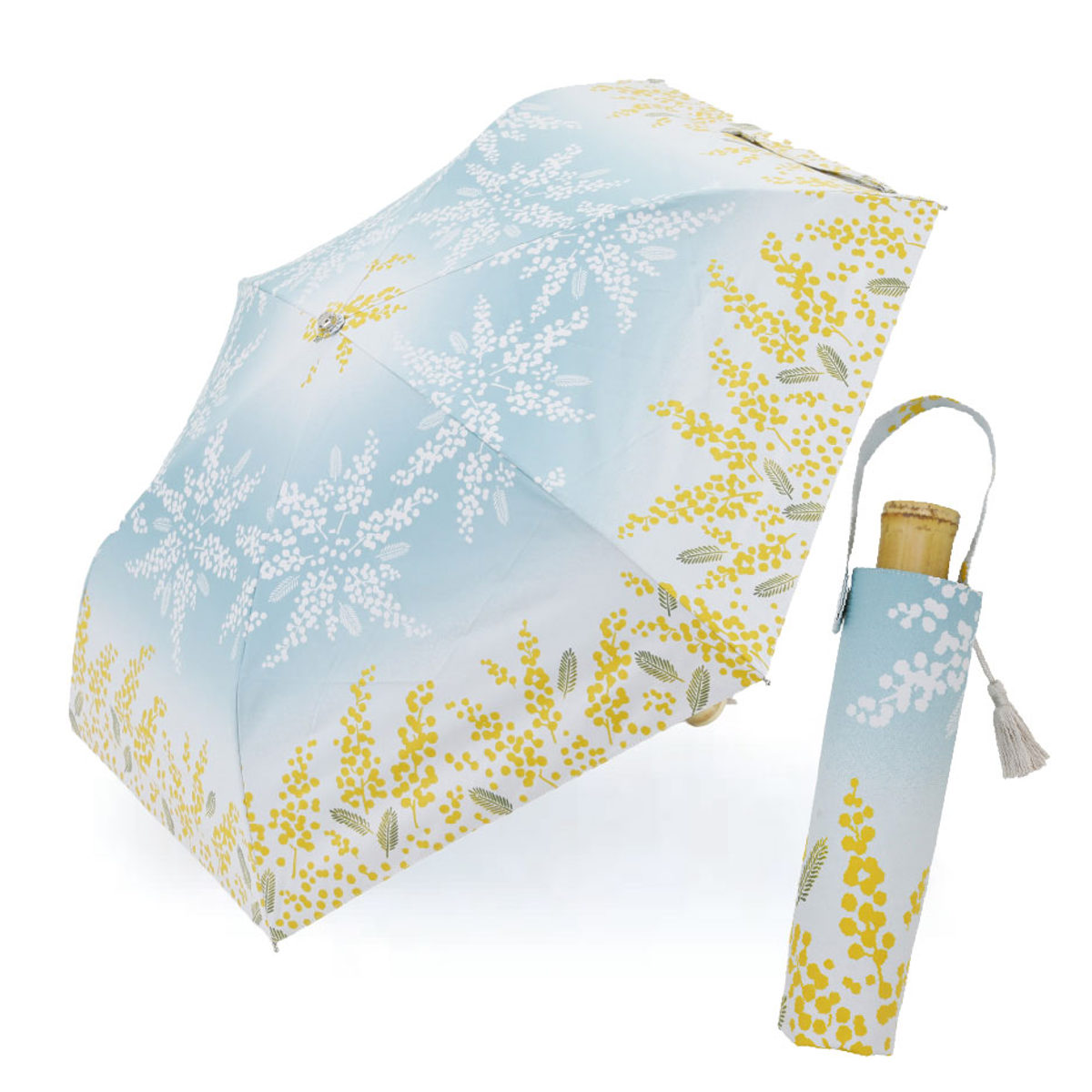 日傘 河馬印本舗 折りたたみ傘 晴雨兼用 手開き式 50cm ( 傘 折り畳み傘 レディース かさ おしゃれ かわいい 雨傘 UVカット 99% 撥水 遮熱 遮光 UPF50+ 日焼け防止 UV対策 暑さ対策 カサ アンブレラ プレゼント 通勤 通学 ) 【花】 花