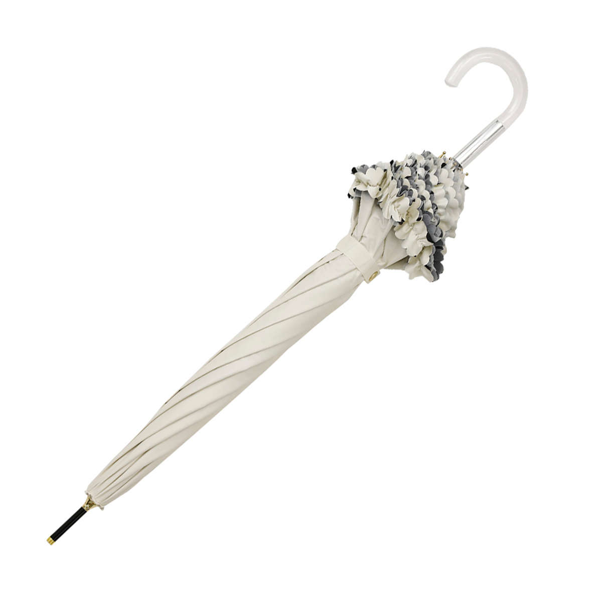 長傘 centelleo 晴雨兼用 フリルパラソル 手開き式 50cm ( 傘 レディース かさ おしゃれ かわいい 無地 フリル ドーム 雨傘 UVカット 99% 撥水 遮熱 遮光 日焼け防止 UV対策 暑さ対策 カサ アンブレラ プレゼント ) 【ピンク】 ピンク