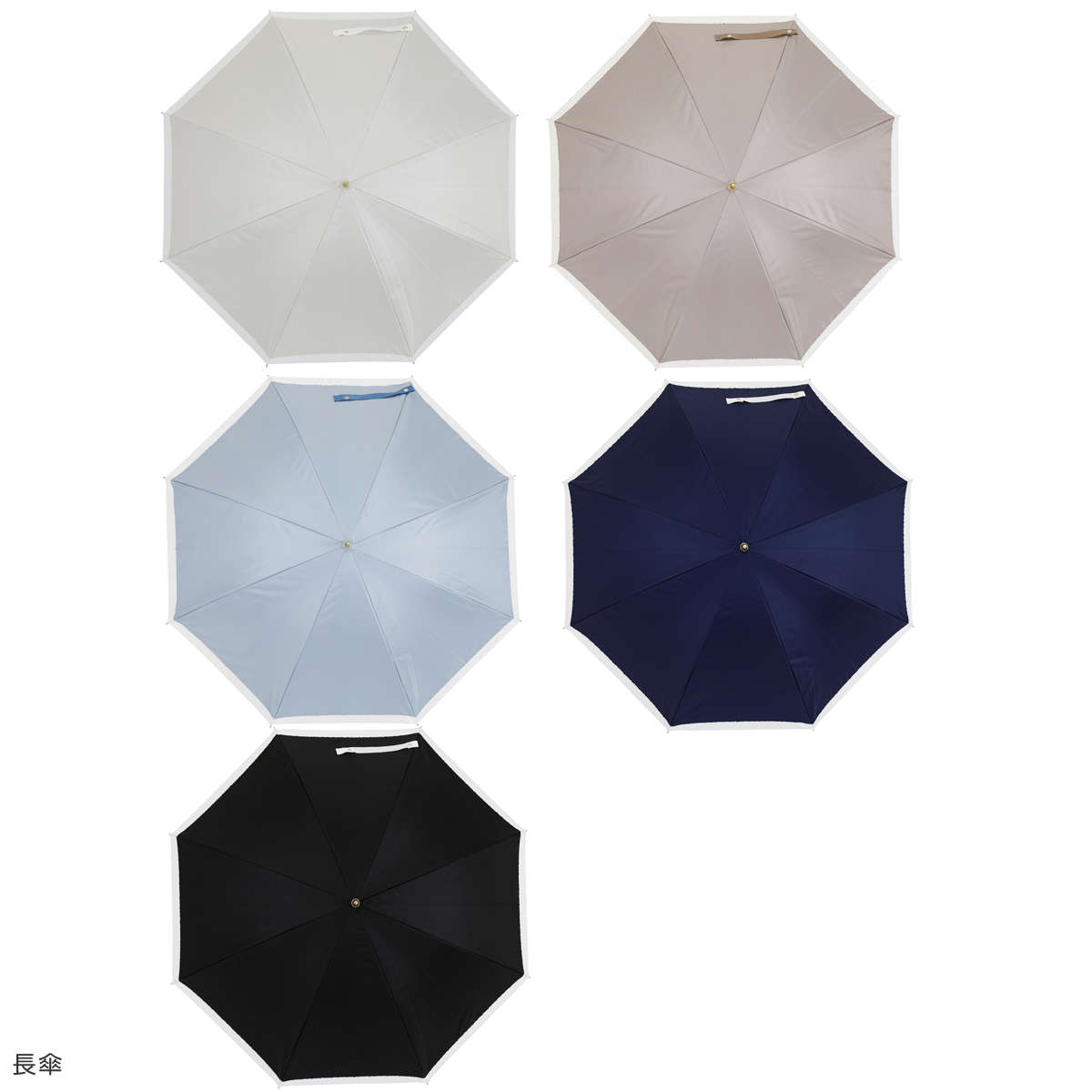 長傘 折りたたみ傘 晴雨兼用 LINEDROPS グログランリボン 50cm 手開き式 ( 傘 折り畳み傘 レディース かさ 雨傘 日傘 UVカット 99% 撥水 遮光 遮熱 日焼け防止 UV対策 暑さ対策 カサ アンブレラ 通勤 通学 ) 【ブラック 折りたたみ傘】 ブラック 折りたたみ傘