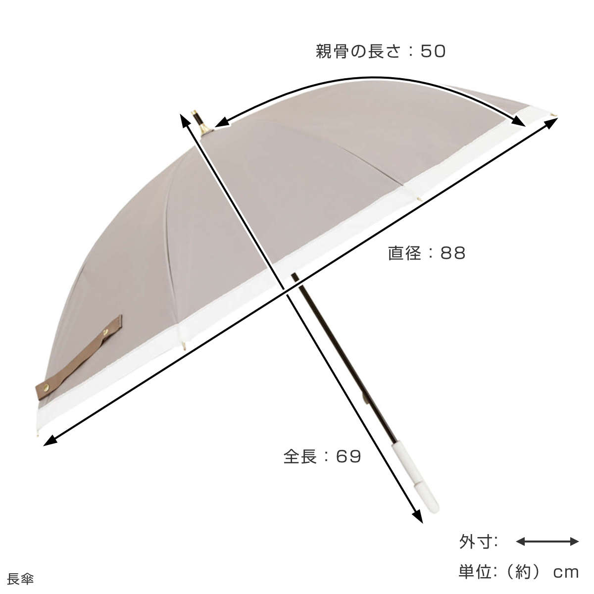 長傘 折りたたみ傘 晴雨兼用 LINEDROPS グログランリボン 50cm 手開き式 ( 傘 折り畳み傘 レディース かさ 雨傘 日傘 UVカット 99% 撥水 遮光 遮熱 日焼け防止 UV対策 暑さ対策 カサ アンブレラ 通勤 通学 ) 【ブラック 折りたたみ傘】 ブラック 折りたたみ傘
