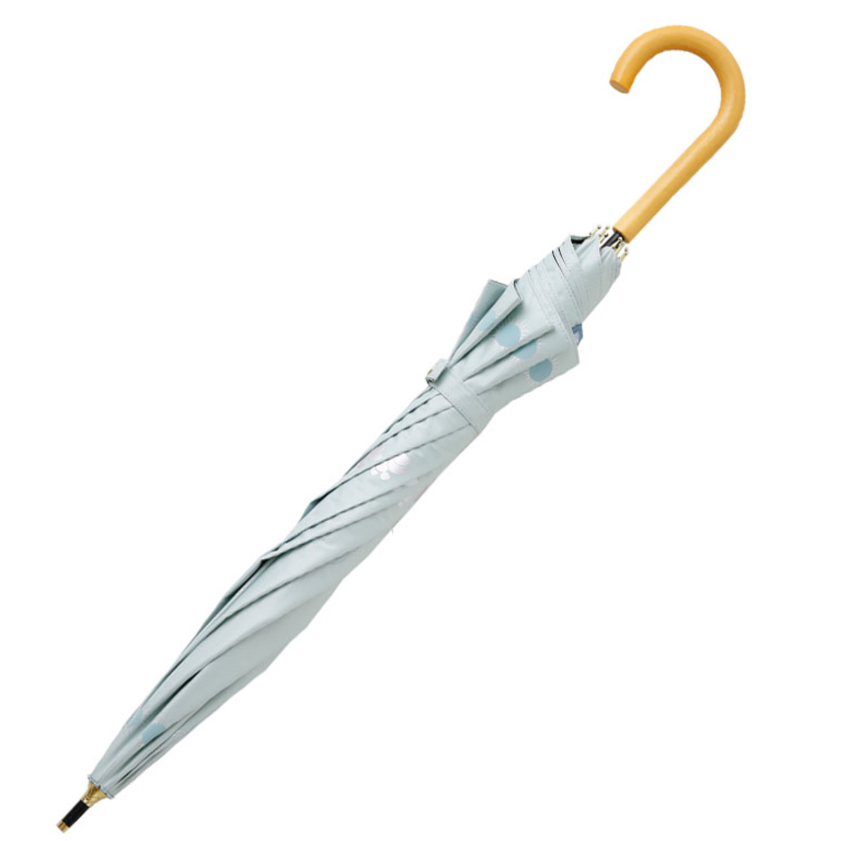 長傘 晴雨兼用 ムーミン ニョロニョロ リトルミイ 50cm 手開き式 ( 傘 レディース かさ キャラクター 雨傘 遮光 UVカット 99% UPF50+ 日傘 撥水 遮熱 日焼け防止 UV対策 暑さ対策 カサ アンブレラ プレゼント おしゃれ かわいい ) 【海岸】 海岸