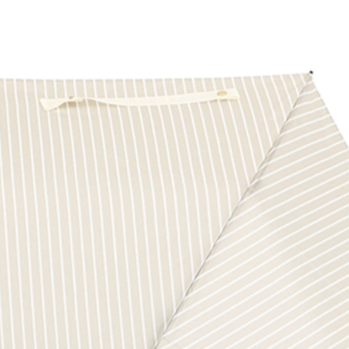 雨傘 折りたたみ傘 LINEDROPS ストライプ カフス 55cm 手開き式 ( 傘 折り畳み傘 レディース メンズ かさ 撥水 持ち運び 通勤 通学 おりたたみ傘 カサ アンブレラ 大きめ 直径100cm 男女兼用 丈夫 頑丈 折れにくい ) 【ピンクベージュ】 ピンクベージュ