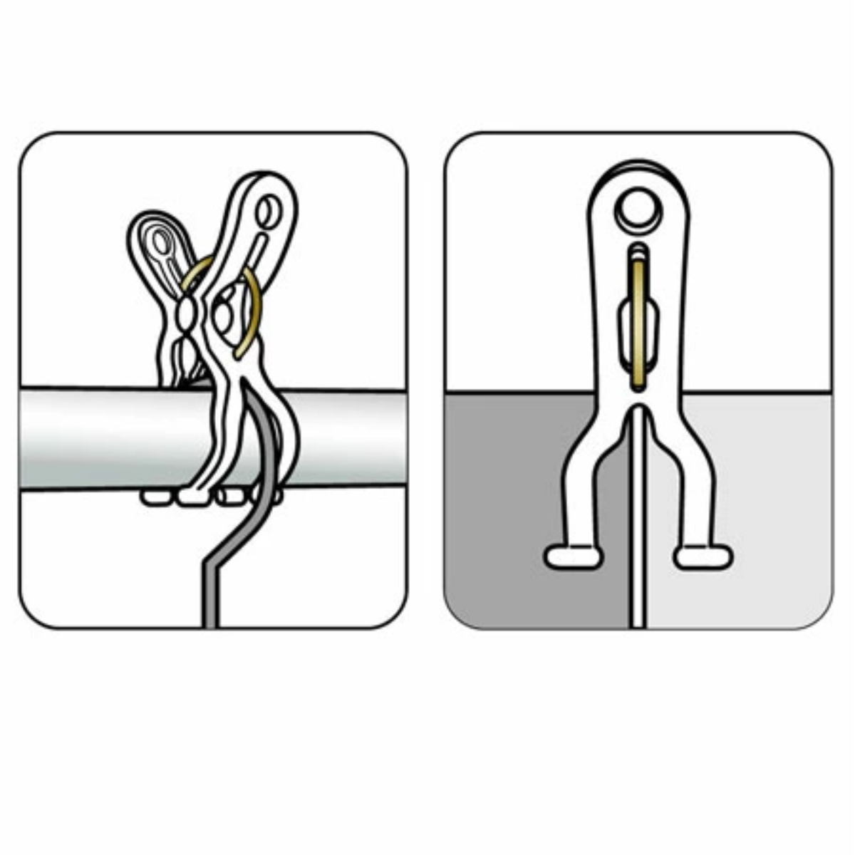 竿ピンチ 洗濯バサミ 5個入 ( 洗濯ピンチ 洗濯ばさみ 洗濯用品 )