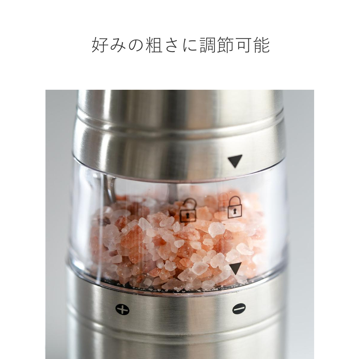 Russell Hobbs 電動ミル 2本セット 木製スタンド付き ソルト&ペッパーミル ( ラッセルホブス ミル 2個 LEDライト 電池式 ソルトミル ペッパーミル ワンプッシュ セラミック刃 ウッドスタンド付き 胡椒 岩塩 )