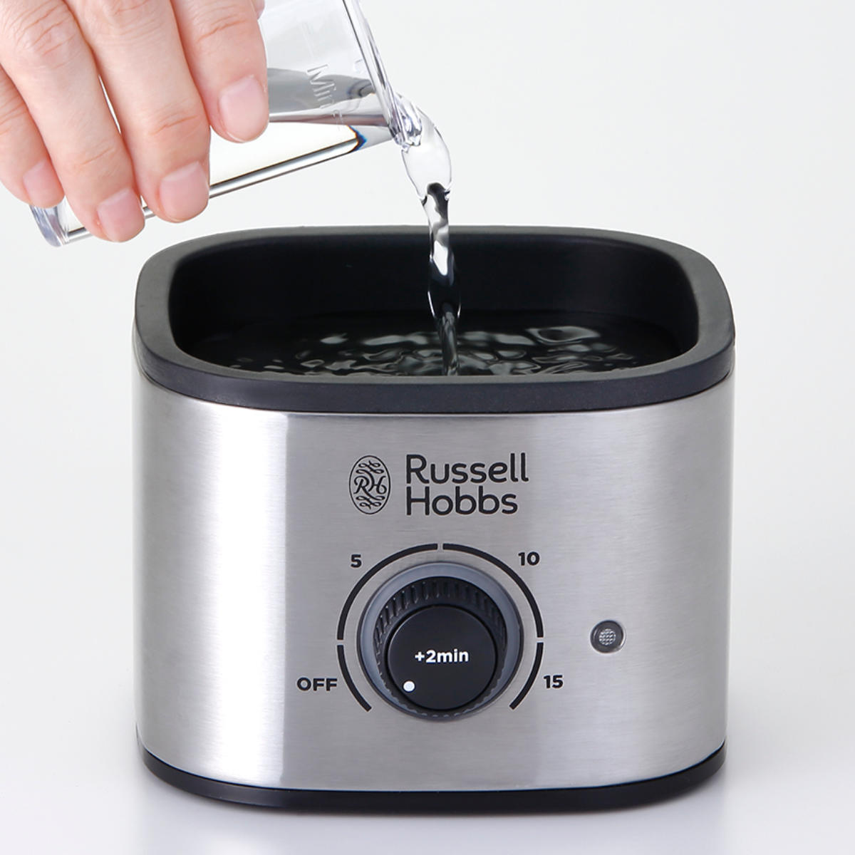Russell Hobbs 電動蒸し器 2段 クイックミニスチーマー ( ラッセルホブス 蒸し器 フードスチーマー 電気蒸し器 調理家電 キッチン家電 せいろ 料理家電 スチーマー 空焚き防止機能付き タイマー機能付き )