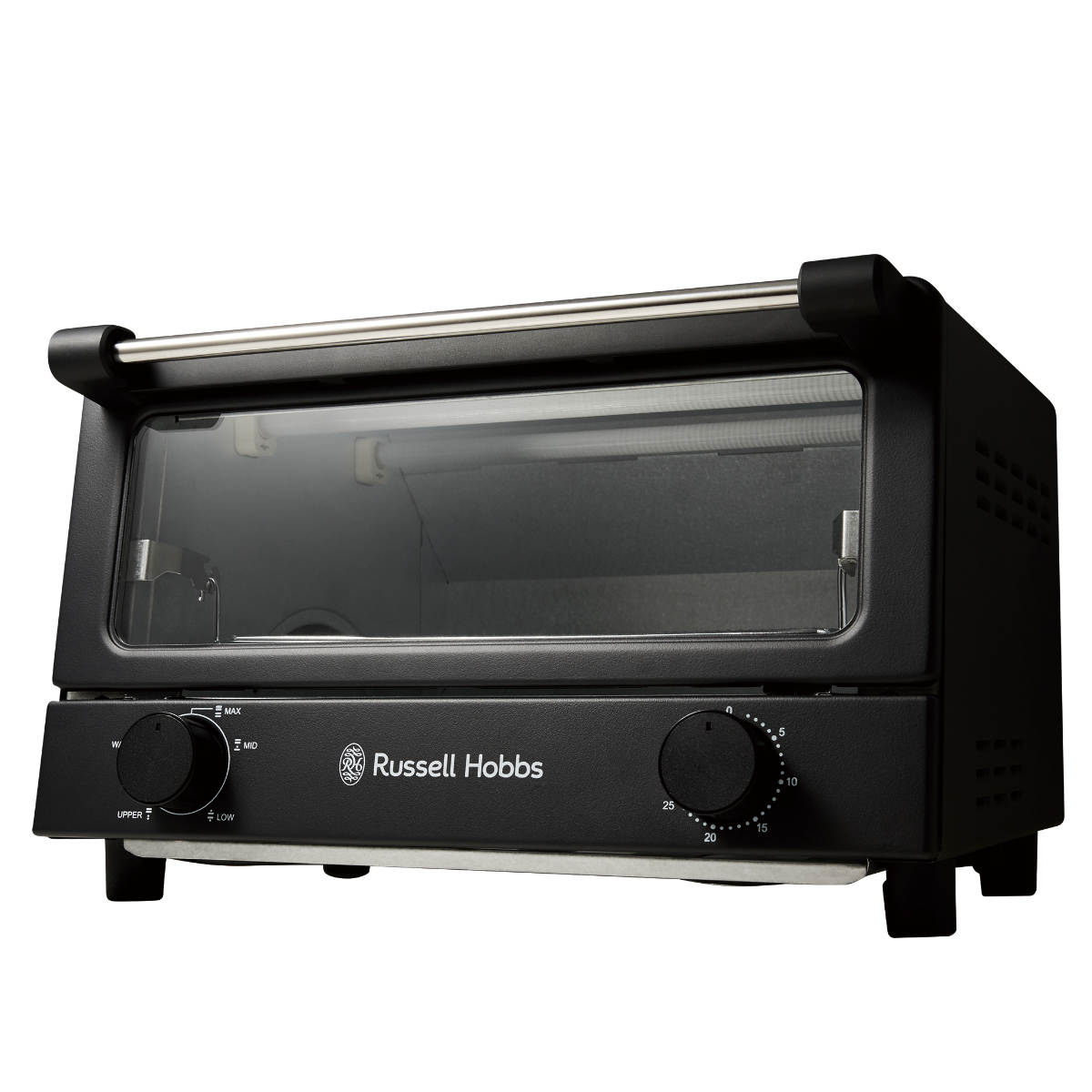 Russell Hobbs オーブントースター 4枚焼き ( ラッセルホブス 調理家電 キッチン家電 トースター パン焼き器 広々庫内 料理家電 トースト 朝食 食パン 大容量 おしゃれ ) 【マットブラック】 マットブラック