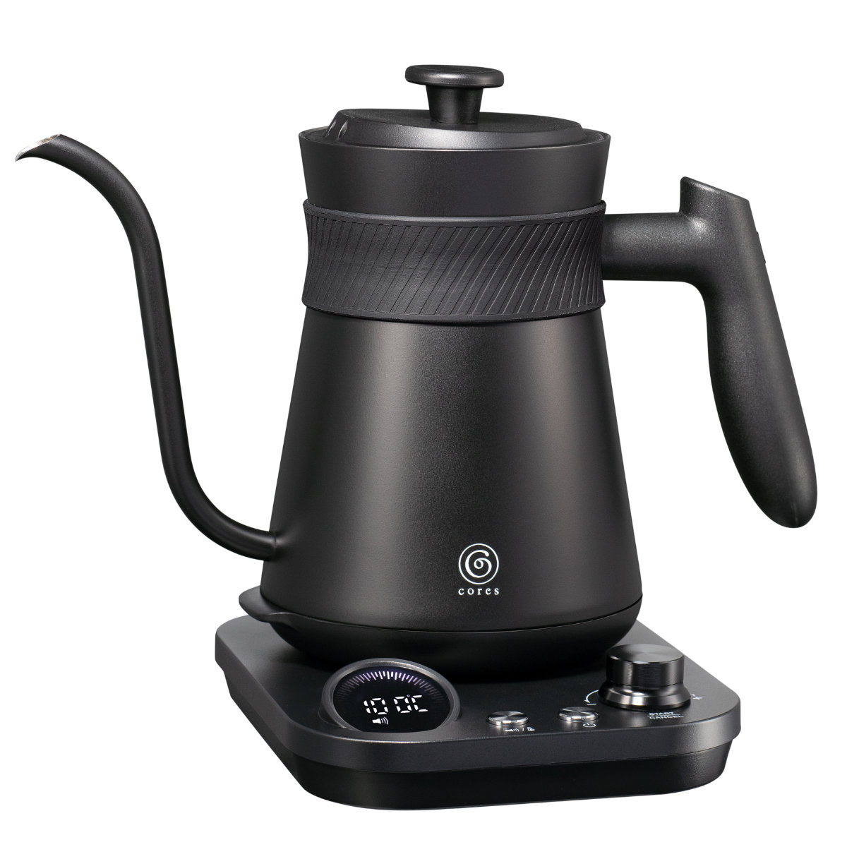 Cores フリータイムケトル 0.8L ドリップケトル ( コレス ケトル 電気ケトル ドリップポット コーヒーポット ハンドドリップ ドリップ コーヒー 珈琲 温度調節 保温機能 800ml 細口 おしゃれ )