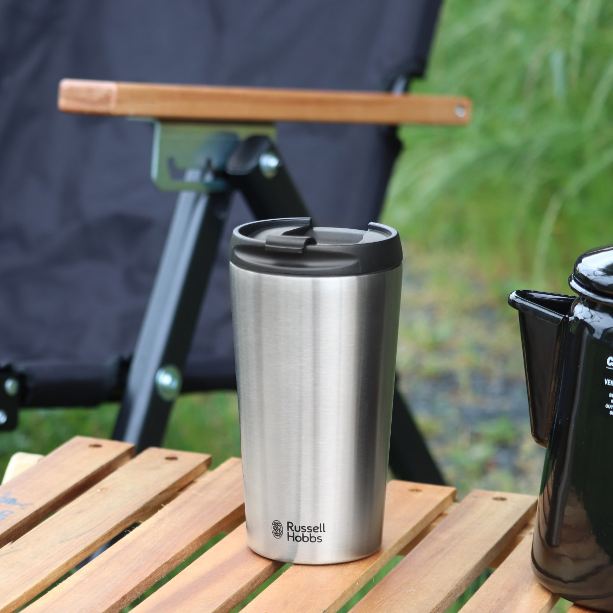 Russell Hobbs コーヒーメーカー タンブラー付き タンブラードリップ ( ラッセルホブス 珈琲メーカー コンパクト 1杯 専用タンブラー付き シャワードリップ式 ドリップ ペーパレス 簡単 おしゃれ )