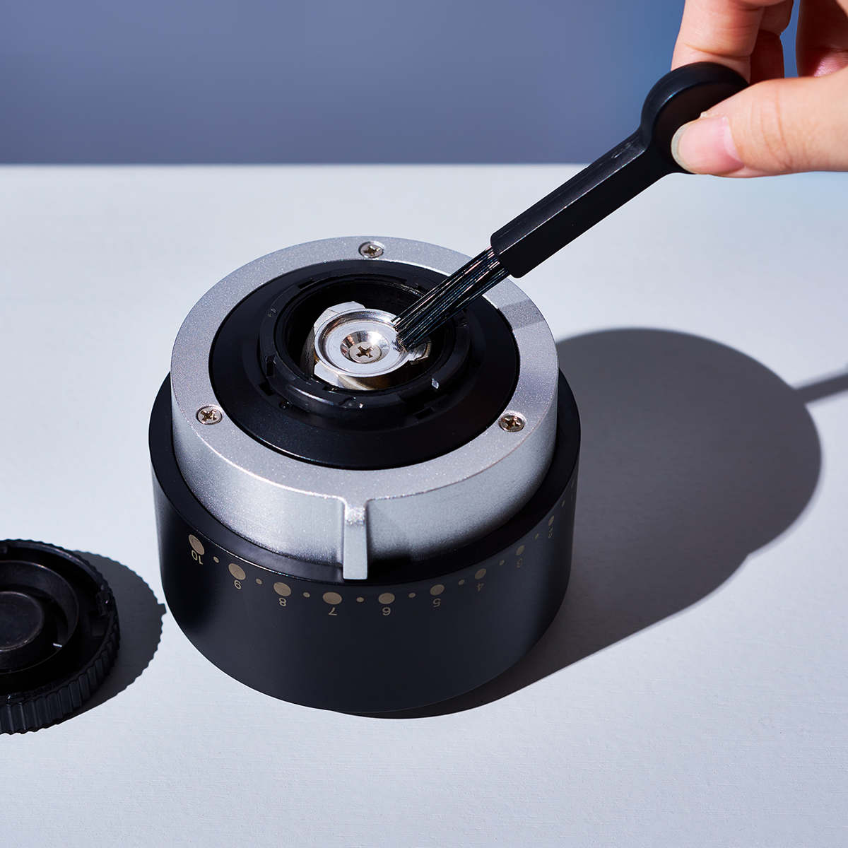 コーヒーミル Cores コーングラインダー ( コレス おしゃれ 電動 カッター コーヒーグラインダー 電動コーヒーミル 粉末 コーヒー豆 ひき機 水洗い可能 豆挽き 電動ミル ドリップコーヒー 珈琲 コーヒー )