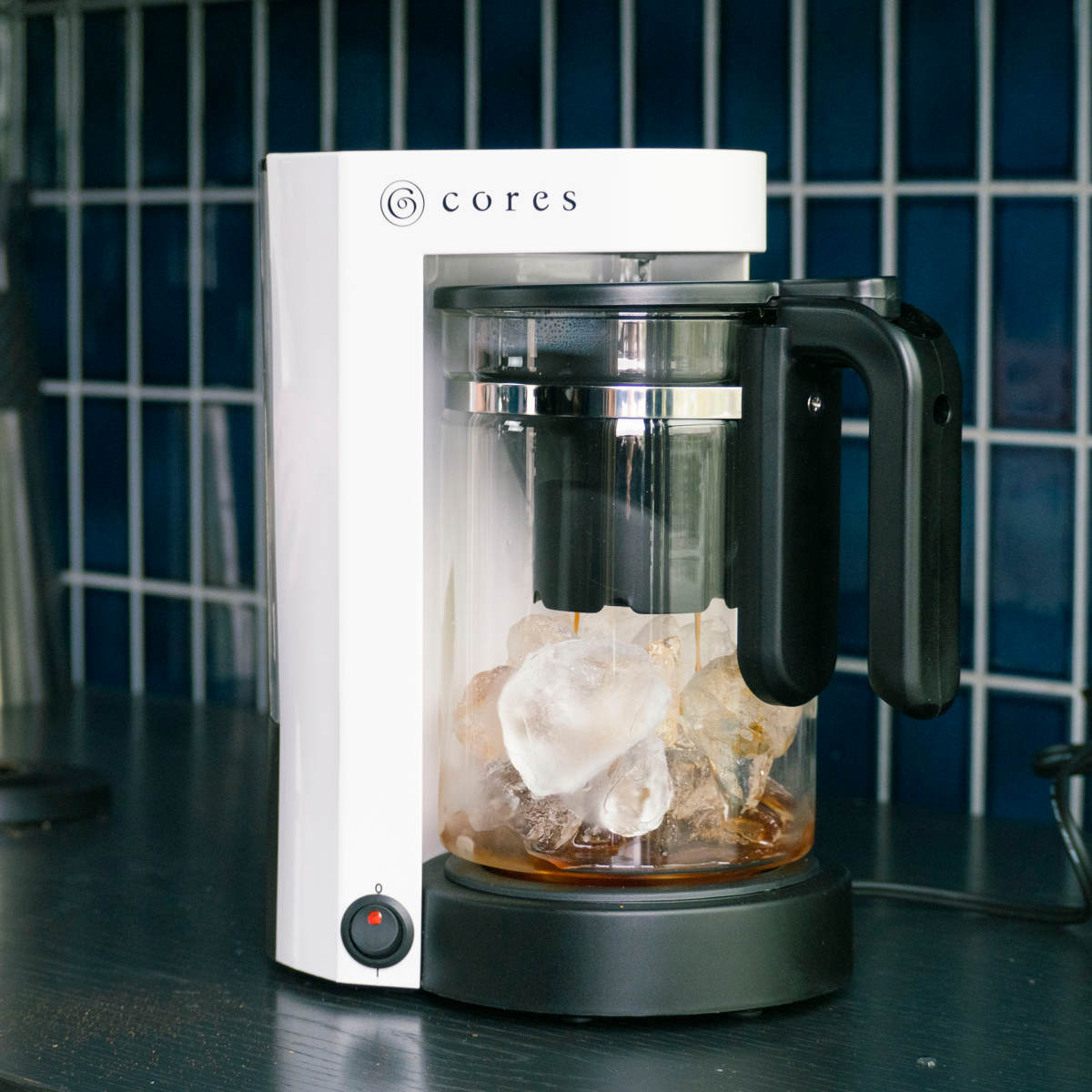 コーヒーメーカー Cores 5カップコーヒーメーカー ( コレス おしゃれ 2~5杯用 ホワイト 珈琲メーカー コーヒードリッパー ペーパーレス お手入れ簡単 コンパクト 保温機能 コーヒーマシン 簡単操作 )