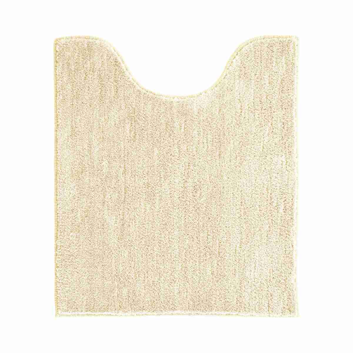 トイレマット コクーン 約70×60cm ロングトイレマット ( トイレ マット 足元マット ロング すべり止め 洗濯可 トイレタリー 滑り止め 丸洗い 70×60 無地 ピンク ブルー グリーン ベージュ ブラウン グレー ) 【グレー】 グレー