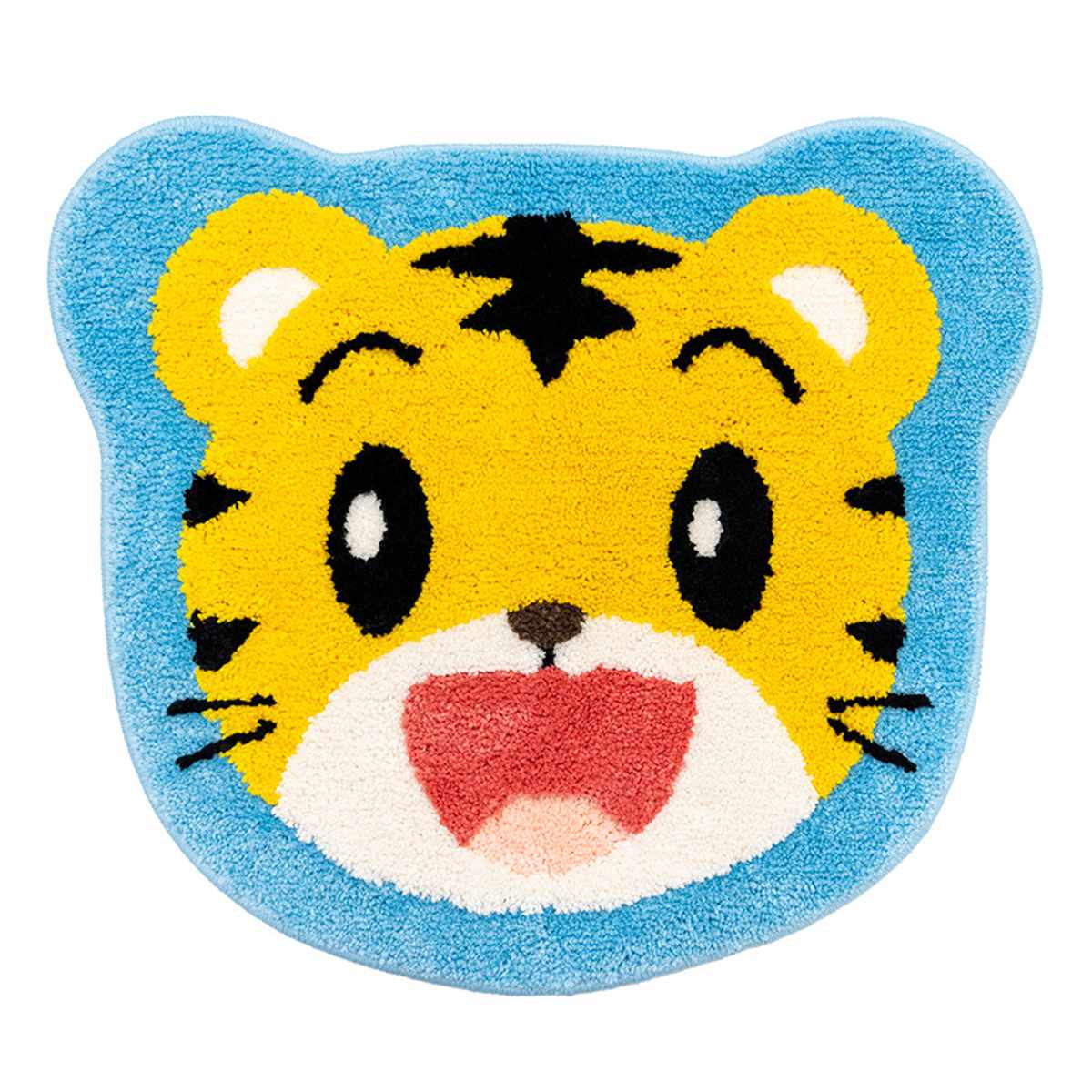 マルチマット しまじろう みみりん ダイカットマット ( マルチ マット ラグ こどもちゃれんじ ダイカット すべり止め 洗える トイレマット キャラクター インテリアマット 幼児 ベネッセ 滑り止め ふわふわ ) 【しまじろう】