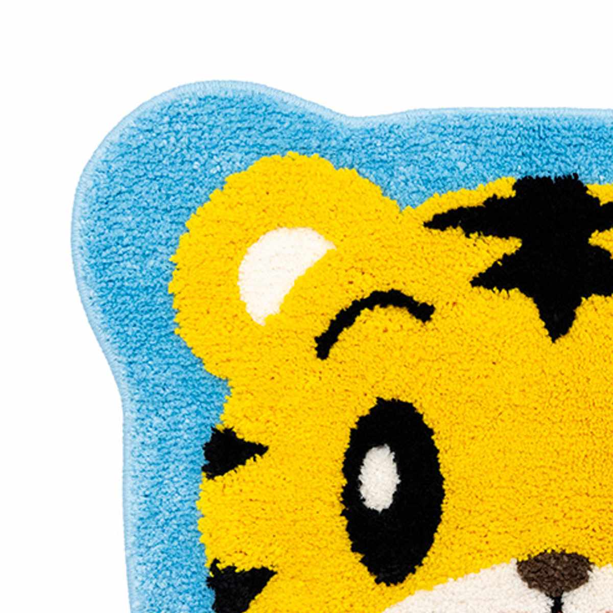 マルチマット しまじろう みみりん ダイカットマット ( マルチ マット ラグ こどもちゃれんじ ダイカット すべり止め 洗える トイレマット キャラクター インテリアマット 幼児 ベネッセ 滑り止め ふわふわ ) 【みみりん】 みみりん