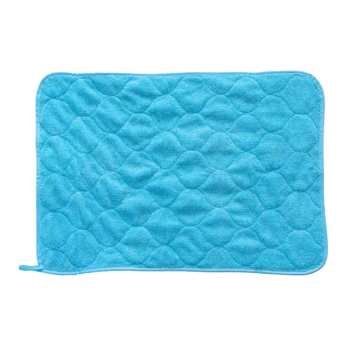 バスマット 足ふきマット 40×60cm マイクロファイバー ( お風呂マット 足拭きマット 洗える 吸水 速乾 タオル地 ループ付き 浴室マット 40×60 薄手 バスグッズ 洗濯OK マクロファイバー素材 ピンク ブルー ブラウン グレー ) 【ブラウン】 ブラウン