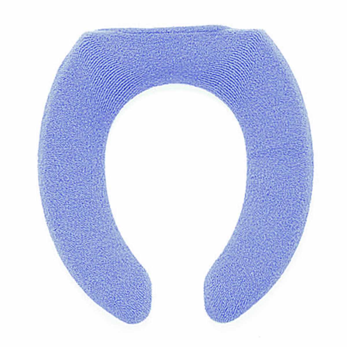 便座カバー フレッシュデオ U型便座カバー ( 便座 カバー トイレカバー トイレ用品 U型用 洗濯OK 伸縮 トイレタリー U型便座専用 丸洗い 無地 着脱簡単 ブルー グリーン ) 【グリーン】 グリーン