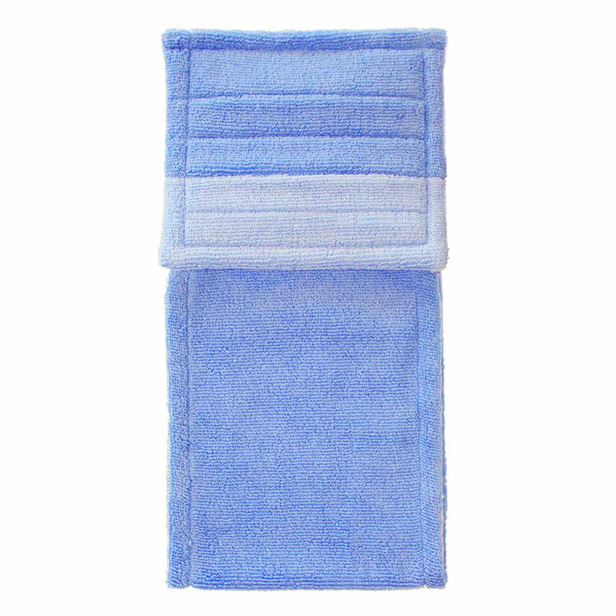 ペーパーホルダーカバー フレッシュデオ ( トイレットペーパーカバー ペーパーホルダー 洗濯OK 予備 トイレタリー 取付簡単 洗える ボーダー柄 ブルー グリーン ) 【ブルー】 ブルー