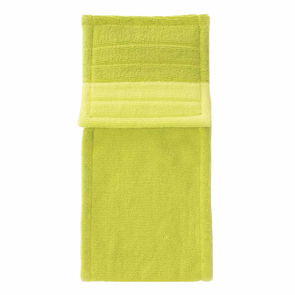 ペーパーホルダーカバー フレッシュデオ ( トイレットペーパーカバー ペーパーホルダー 洗濯OK 予備 トイレタリー 取付簡単 洗える ボーダー柄 ブルー グリーン ) 【ブルー】 ブルー