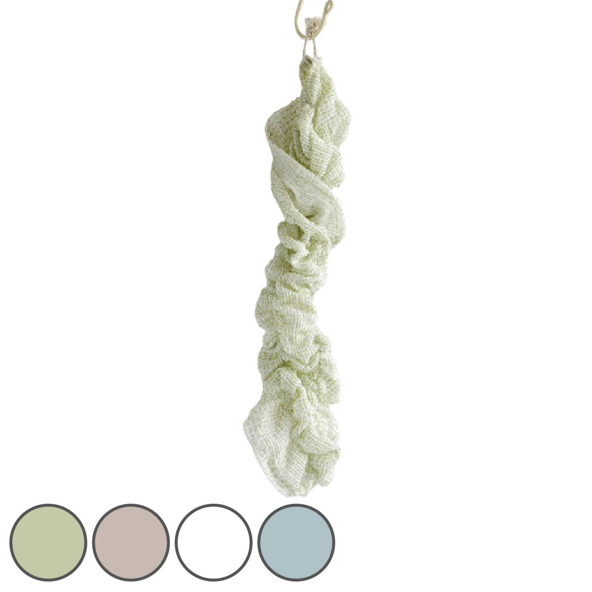 ボディタオル プリスベイス エピ 日本製 （ ウォッシュタオル 伸びる 泡立ち 体洗い タオル 吊り下げ ボディータオル 浴用タオル 伸長 背中 洗いやすい グリーン ブラウン ホワイト ダークブルー ） 【ダークブルー】