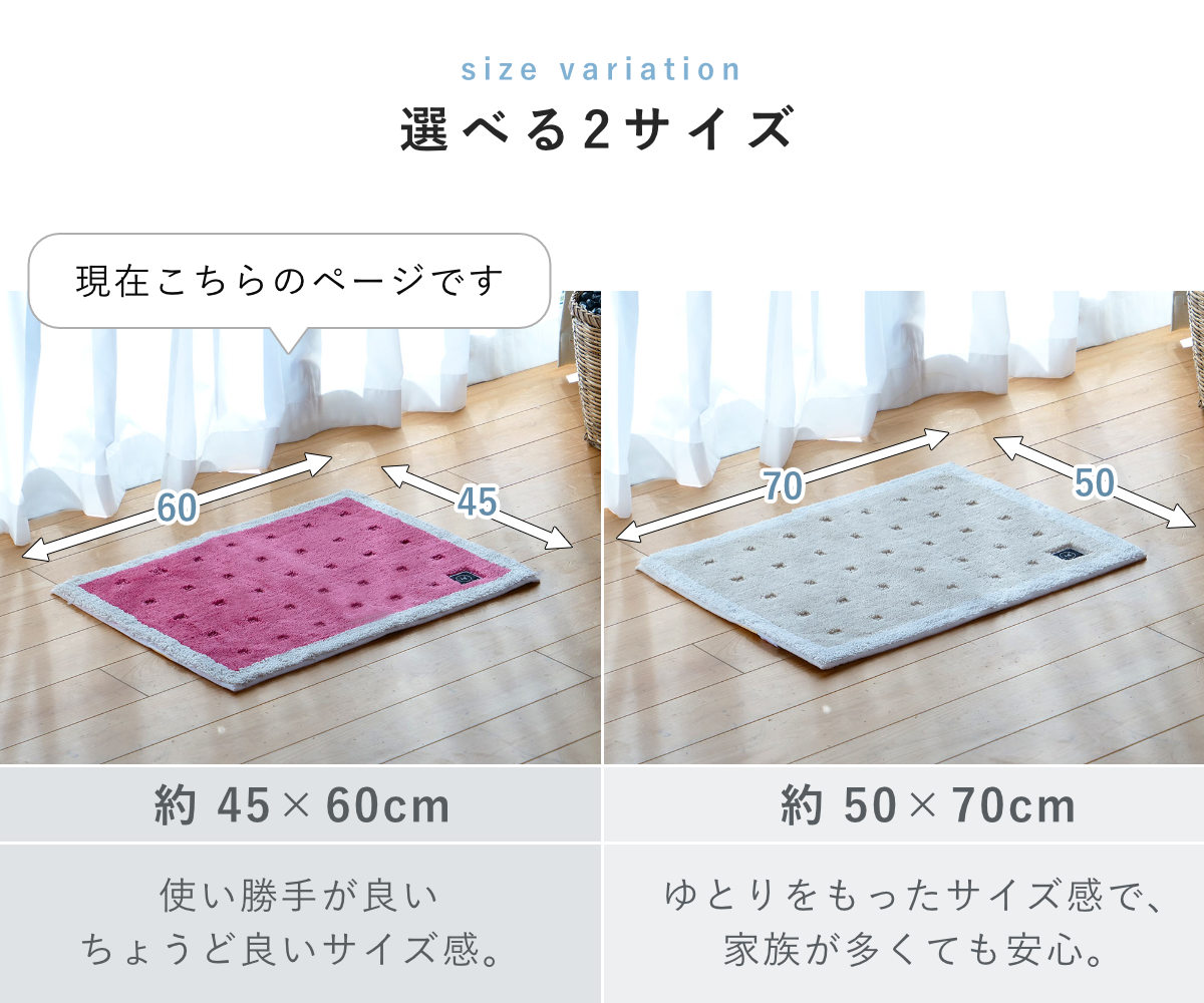 バスマット 乾度良好 Ag+ クリーンフット 45×60cm ( マット バス用品 速乾 吸水速乾 Ag抗菌 抗菌 銀イオン 足拭きマット 足ふきマット お風呂マット 浴室マット 除菌 吸水 洗える お風呂 ) 【ベージュ】 ベージュ