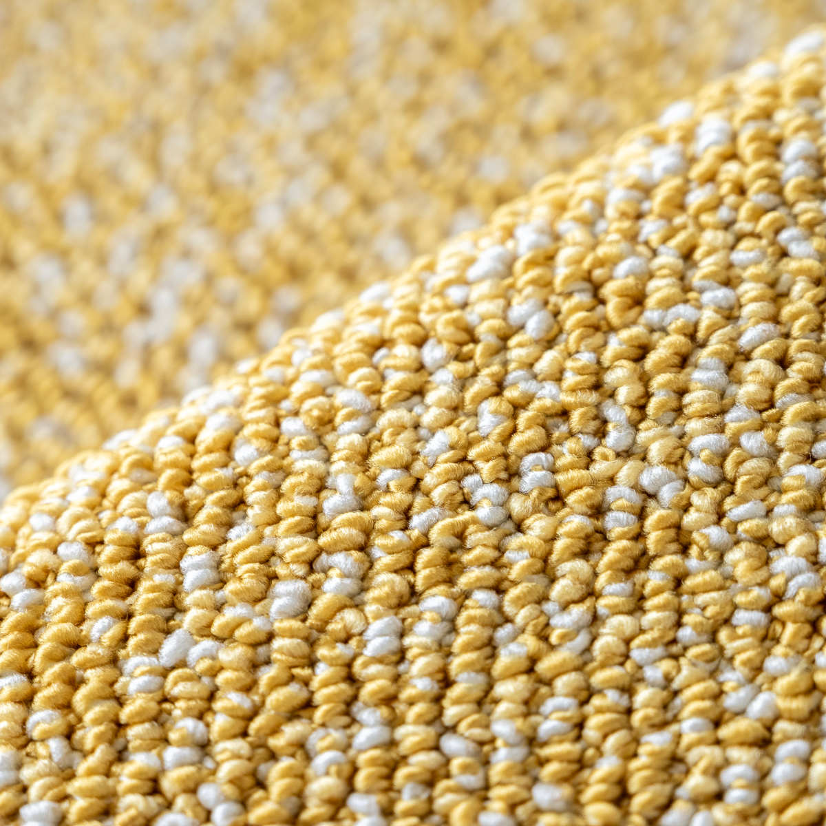 キッチンマット 45×120cm PLYS ( キッチン マット 120cm キッチンラグ カーペット ラグ 台所マット 長方形 インテリアマット 洗える 滑り止め おしゃれ ウォッシャブル オールシーズン ) 【イエロー】 イエロー