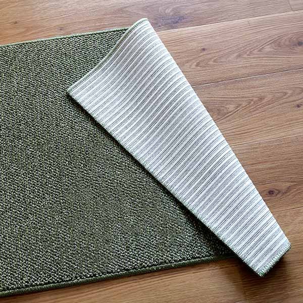 キッチンマット 45×240cm PLYS ( キッチン マット 240cm キッチンラグ カーペット ラグ 台所マット 長方形 インテリアマット 洗える 滑り止め おしゃれ ウォッシャブル オールシーズン ) 【グレー】 グレー