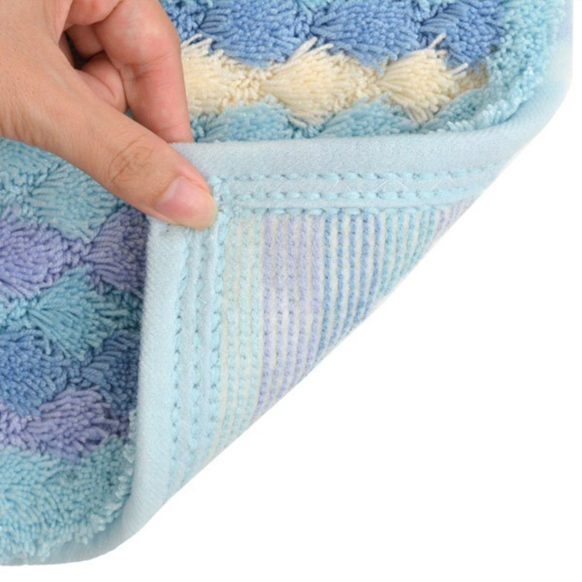 バスマット 乾度良好 抗カビプラス 50×70cm ( お風呂マット 足拭きマット すべり止め お風呂 バスグッズ 防カビ 浴室マット 50×70 玄関マット 吸水 抗菌 防臭 洗濯OK ) 【ピンク】 ピンク