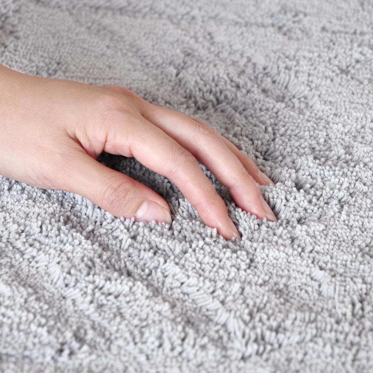 バスマット 乾度良好 リッカ 45×60cm 速乾 ( お風呂マット 足拭きマット お風呂 バスグッズ 浴室マット 玄関マット 吸水 抗菌 防臭 洗濯OK シンプル ) 【ネイビー】 ネイビー