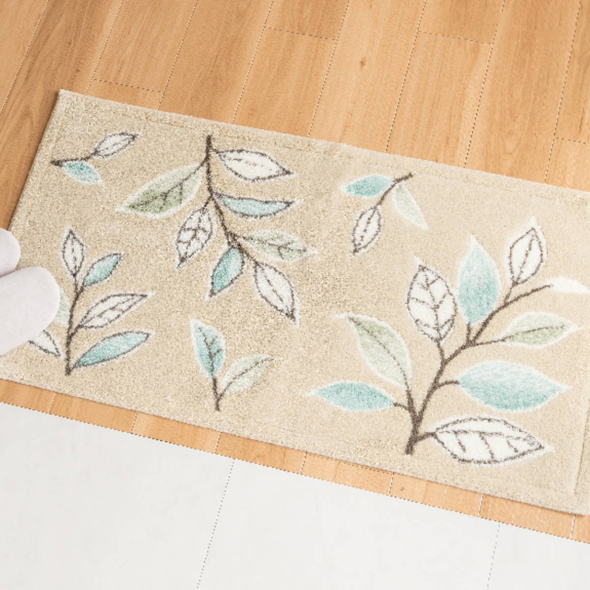 玄関マット 洗える コーナー吸着 60×110 cm 室内 ( 滑り止め ズレにくい 玄関 屋内 日本製 マット エントランスマット 室内用玄関マット 洗面所 脱衣所 室内用 長方形 おしゃれ ナチュラル 抗菌 防臭 すべり止め ノンスリップ ) 【ギャベ】 ギャベ