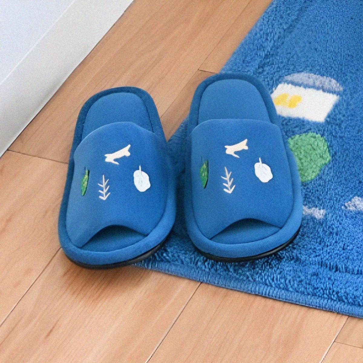 スリッパ ナタルシーナリー ( トイレ用スリッパ 前開き 洗濯OK 23~25cm トイレタリー 洗える ルームスリッパ 北欧 ベージュ ネイビー ) 【ベージュ】 ベージュ