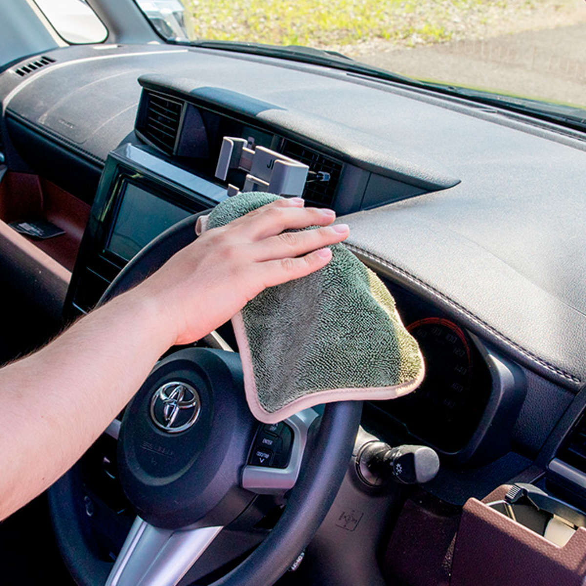 洗車用クロス マッハクロス 洗車クロス 35×50cm ( 洗車タオル 洗車 タオル 布巾 ふきん ぞうきん ダスター 掃除 車用品 車内 洗車用品 車 窓 拭き上げ 吸水力 ガラス 窓拭き 車内清掃 ダッシュボード カーシート カーナビ ホコリ ) 【グレー】 グレー