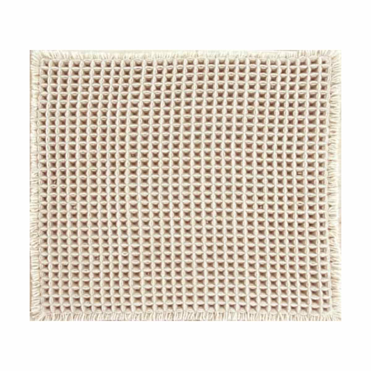 サウナマット サウナ用 ワッフル織りマット 40×45cm ( サウナ マット 風呂 サウナグッズ ワッフル 洗える 1人用 入浴グッズ 軽量 持ち運び 40×45 丸洗い ふわふわ ベージュ )