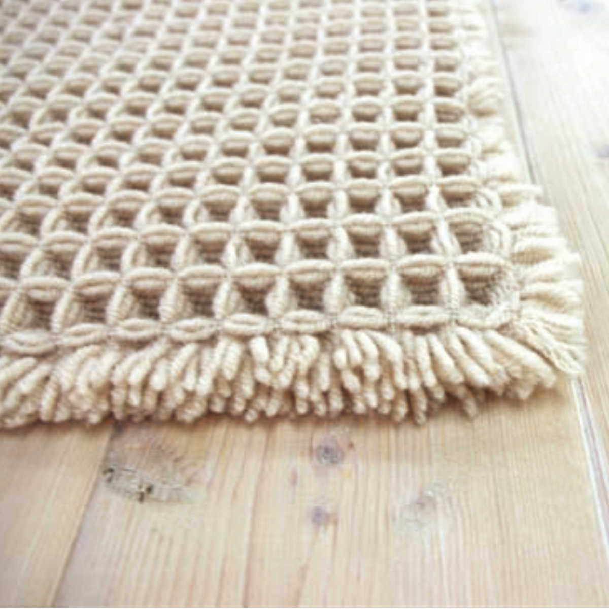 サウナマット サウナ用 ワッフル織りマット 60×110cm ( サウナ マット 風呂 サウナグッズ ワッフル 洗える ロング ゆったり 入浴グッズ 軽量 持ち運び 60×110 丸洗い ふわふわ ベージュ )