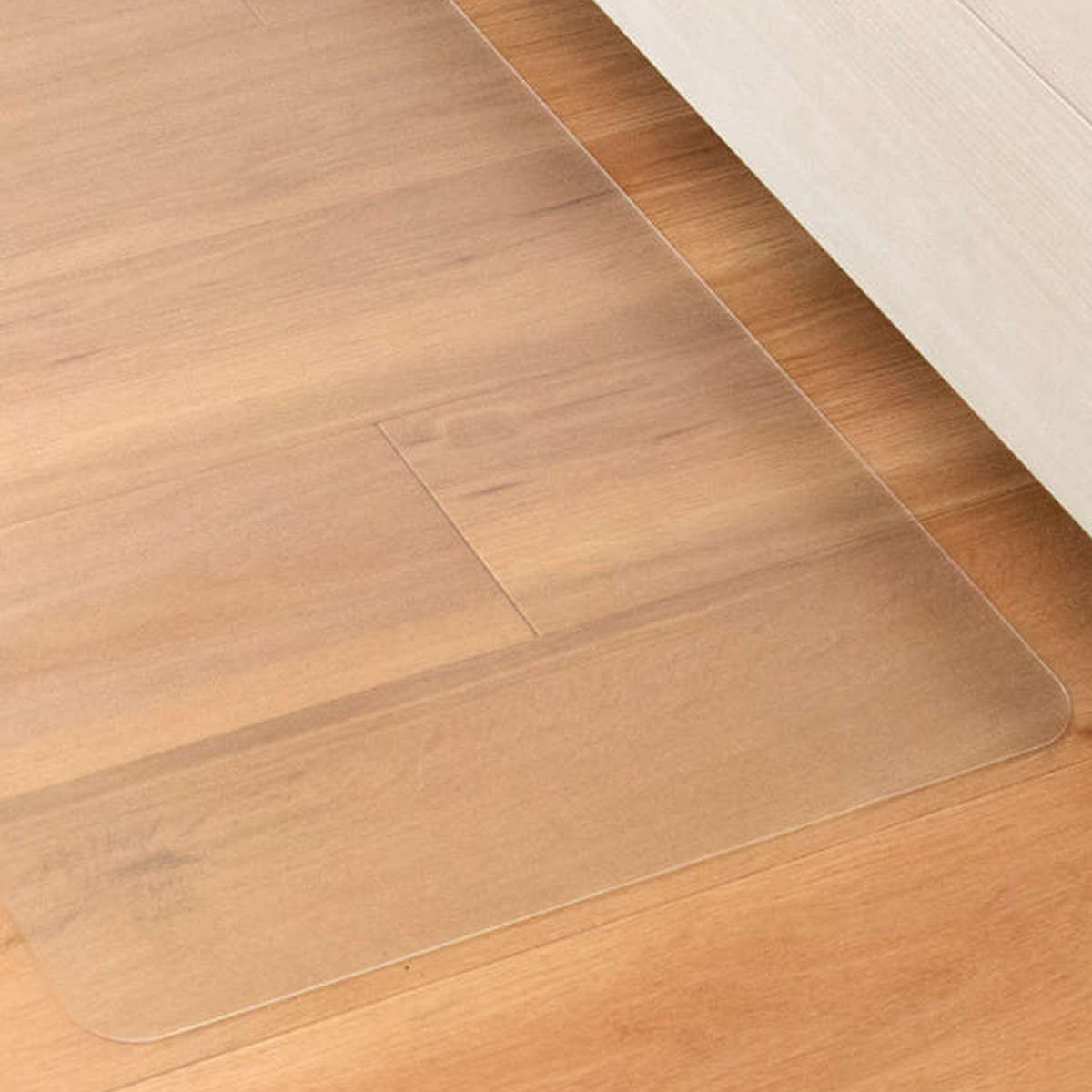 透明キッチンマット 45×120cm クリアマット フリーカット 拭ける ( 45cm 120cm 透明 キッチンマット キッチン マット 台所マット 拭けるキッチンマット PVC 洗濯不要 ズレない 傷防止 汚れ防止 カット 薄い 透ける 床暖OK )