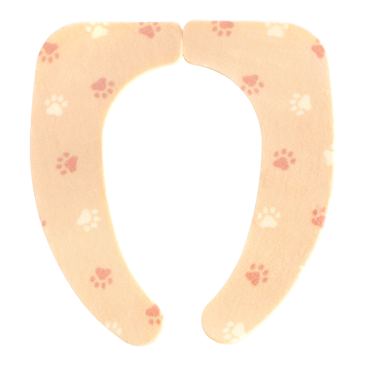 便座シート 短毛フリース プリント 貼っぴぃデイズ ( 便座クッション 便座カバー 便座 シート 兼用シート 洗える 丸洗い 貼るだけ シンプル おしゃれ U型 O型 洗浄暖房型 トイレタリー トイレ用品 トイレグッズ ) 【ドッグ】 ドッグ