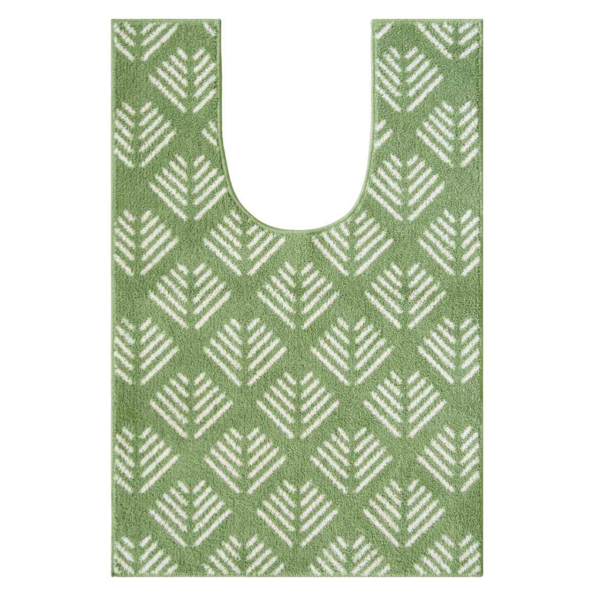 トイレマット ロング 耳長 105×70cm ナチュラル ( トイレ マット 滑り止め 足元マット ラグ トイレグッズ トイレタリー すべり止め 北欧 ) 【ブルー】 ブルー