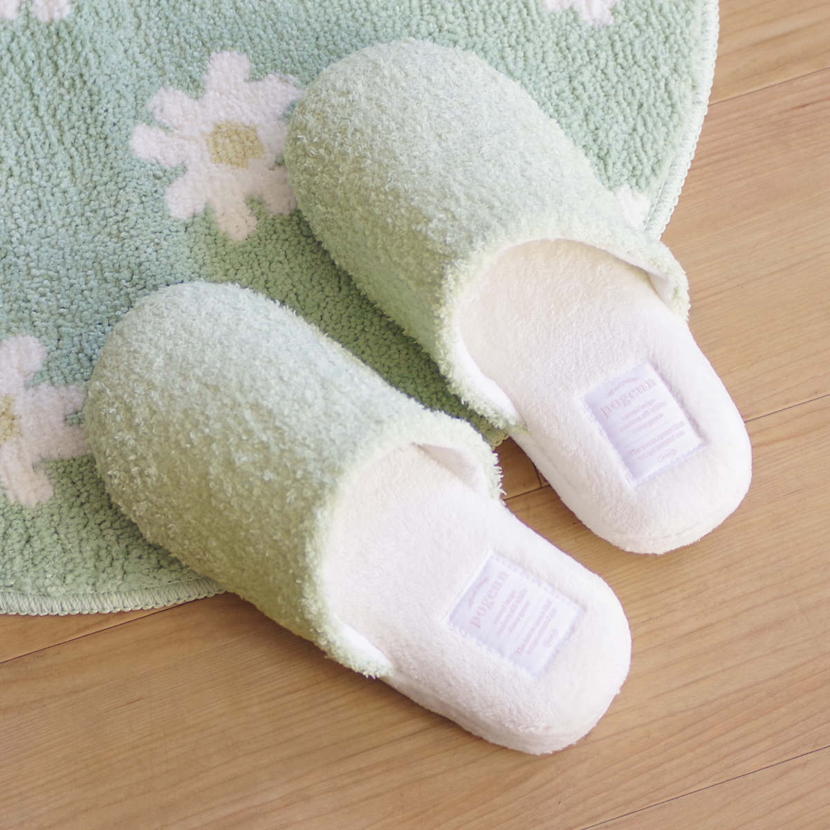 トイレスリッパ pogeun ( スリッパ 24cm トイレ用スリッパ 前詰まり 軽量 韓国風 かわいい シンプル 無地 トイレタリー ルームスリッパ 洗える トイレグッズ トイレ用品 おしゃれ ) 【オフホワイト】 オフホワイト