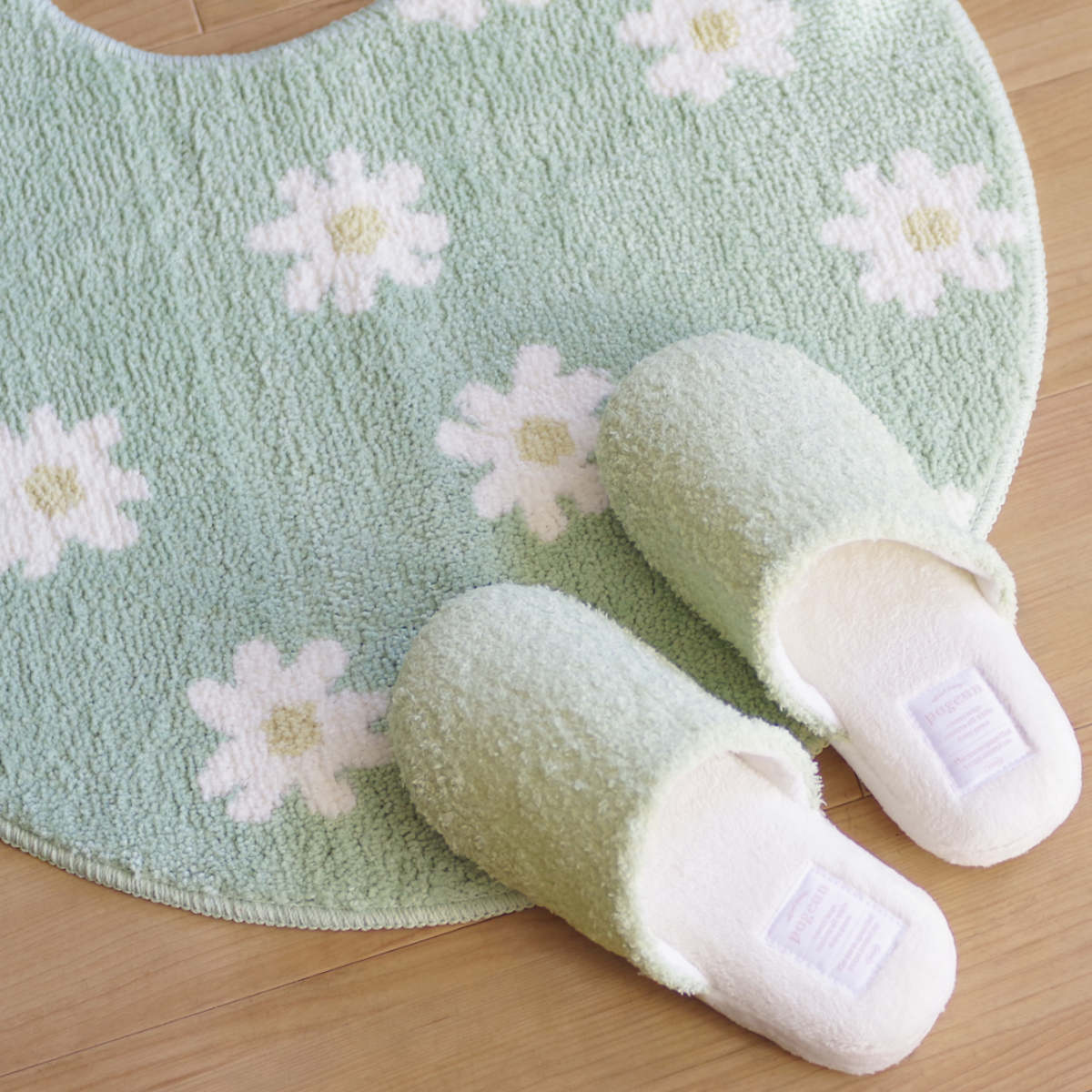 トイレスリッパ pogeun ( スリッパ 24cm トイレ用スリッパ 前詰まり 軽量 韓国風 かわいい シンプル 無地 トイレタリー ルームスリッパ 洗える トイレグッズ トイレ用品 おしゃれ ) 【オフホワイト】 オフホワイト