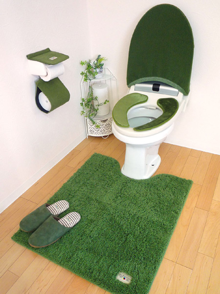 トイレマット ロング カラーモードプレミアム ロングトイレマット 80×70cm （ トイレ マット おしゃれ トイレ用品 トイレタリー ナチュラル  トイレグッズ 無地 シンプル トイレタリー 北欧 モダン ） 【 ターコイズ 】 | カテゴリ：トイレマット ... - dショッピング