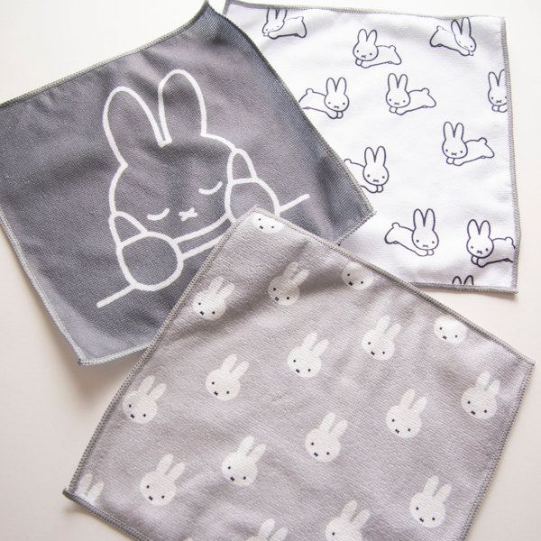 ふきん 3枚入り ミッフィー 30 30cm Dickbruna ホワイト 大人ミッフィー モノトーンミッフィー 限定品 布巾 フキン マイクロファイバー キッチンタオル キッチン用 台布巾 テーブル用 台拭き テーブル布巾 クロス 食器拭きクロス 食器拭き Miffy