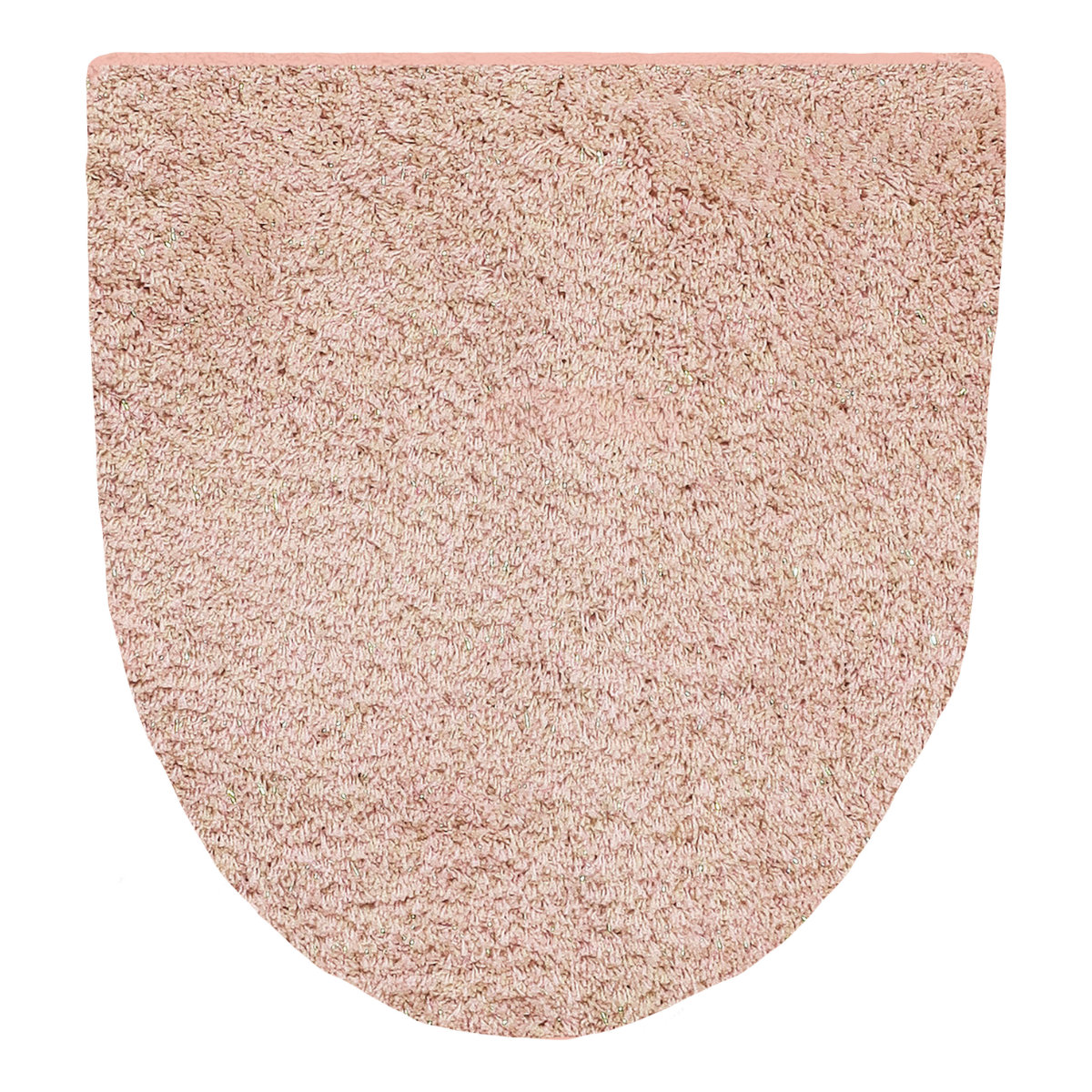 トイレ蓋カバー メリージェラート 兼用フタカバー グリッター ( 蓋カバー 蓋 フタ カバー ふたカバー 兼用タイプ 洗える 吸着 かわいい トイレタリー 普通型 洗浄暖房型 洗濯可 トイレ用品 ラメ パステル ピンク ミント グレー ) 【ピンク】 ピンク