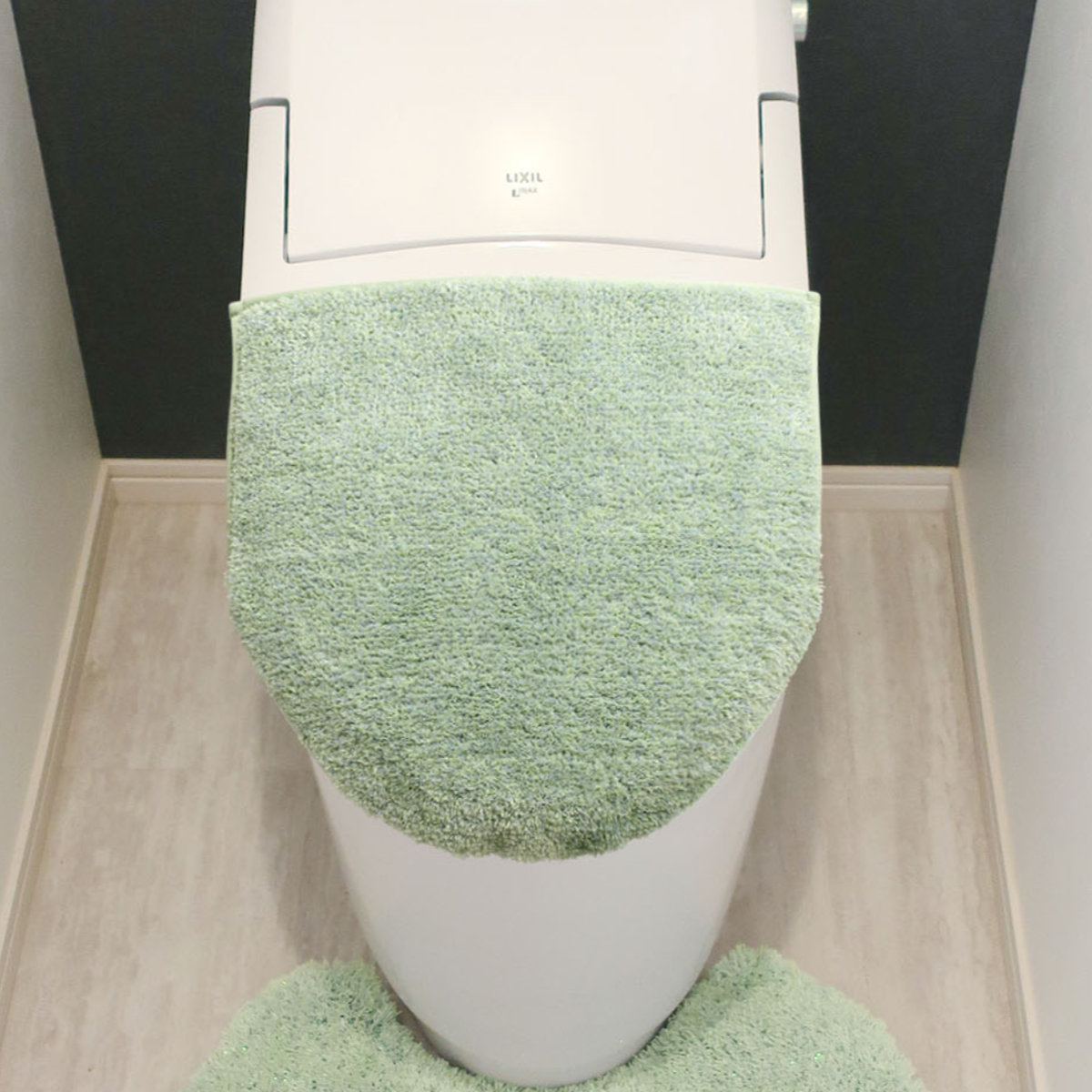 トイレ蓋カバー メリージェラート 兼用フタカバー グリッター ( 蓋カバー 蓋 フタ カバー ふたカバー 兼用タイプ 洗える 吸着 かわいい トイレタリー 普通型 洗浄暖房型 洗濯可 トイレ用品 ラメ パステル ピンク ミント グレー ) 【ピンク】 ピンク