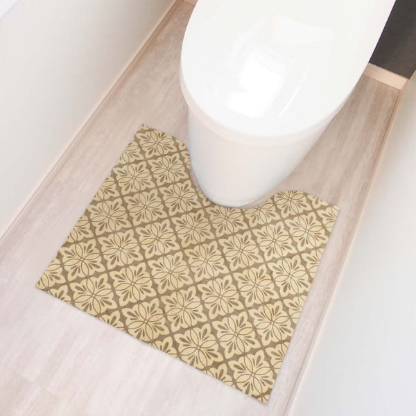 使い捨てトイレマット 15枚入り 60×55cm トイレマット 使い捨て トイレ マット ( 不織布 撥水加工 すべり止め 汚れたら捨てる 男性用小便器 カットできる 清潔 15枚 撥水 滑り止め 衛生的 捨てられる 薄型 60 55 ) 【モロッカンピンク】 モロッカンピンク