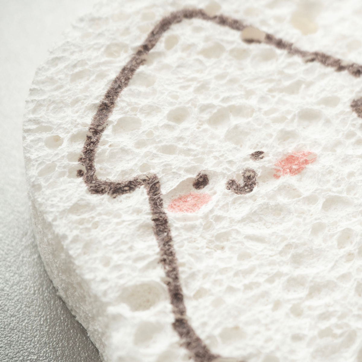 キッチンスポンジ pukutena 水でふくらむ セルローススポンジ 海の生き物 ( キッチン スポンジ 台所スポンジ 食器用スポンジ 天然素材 速乾 キッチン用スポンジ 食器スポンジ 台所用スポンジ セルロース 傷つけない やわらかい ) 【たこ】 たこ